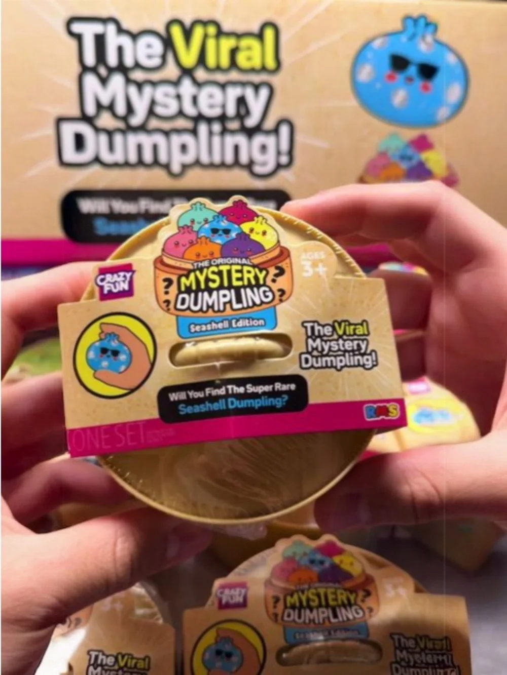 RMS | Toys | Super Rare Seashell Edition Mystery Squishy Bun Dumpling ...